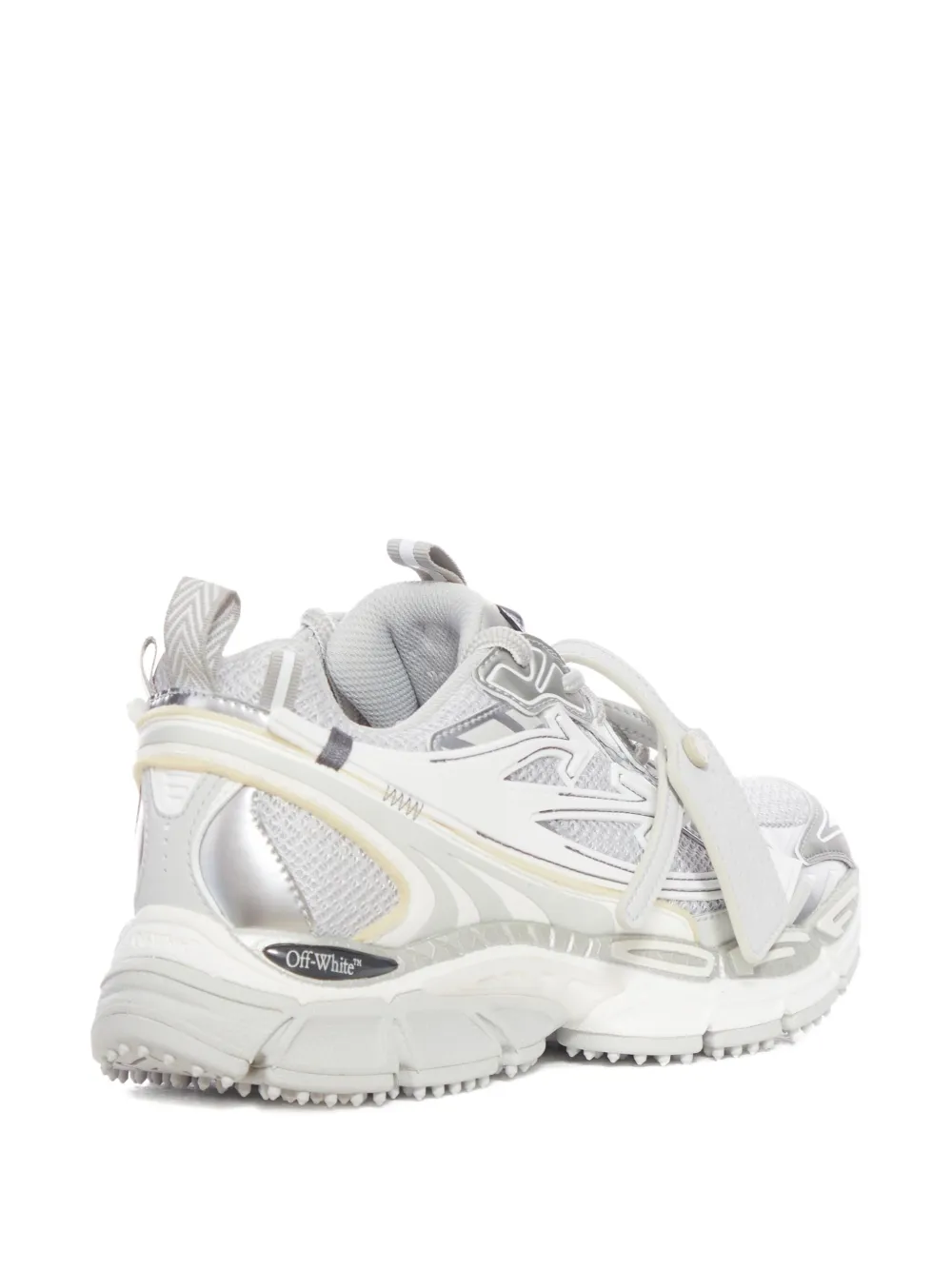 Off-White Sneakers met leren label Grijs