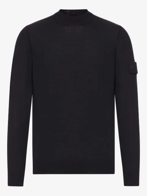 Stone Island logo-patch sweater