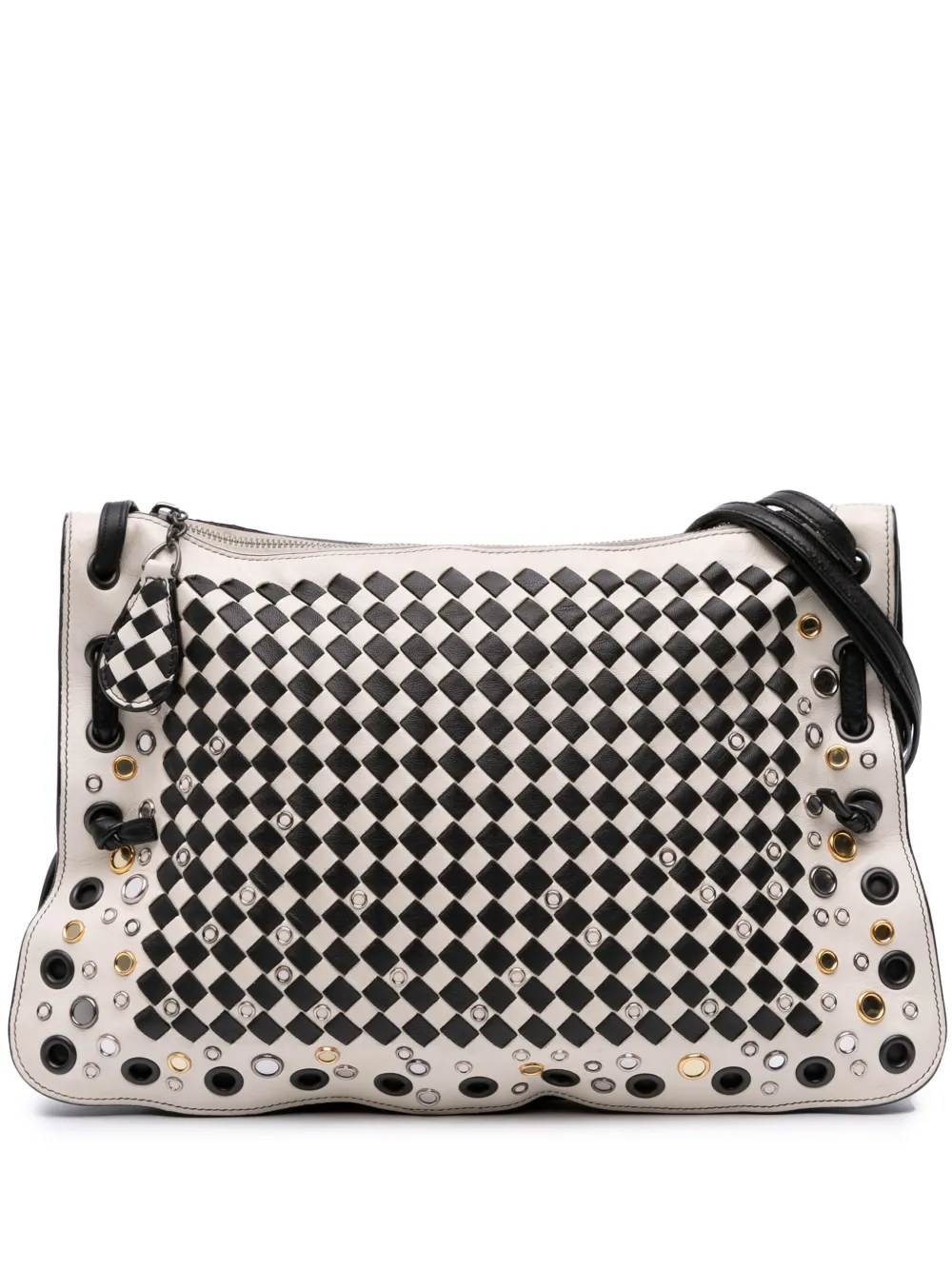 Bottega Veneta Pre-Owned 2012-2025 Nappa Intrecciato Check Grommet Bottega Veneta Pre-Owned 2012-2025 Nappa Intrecciato Check Grommet