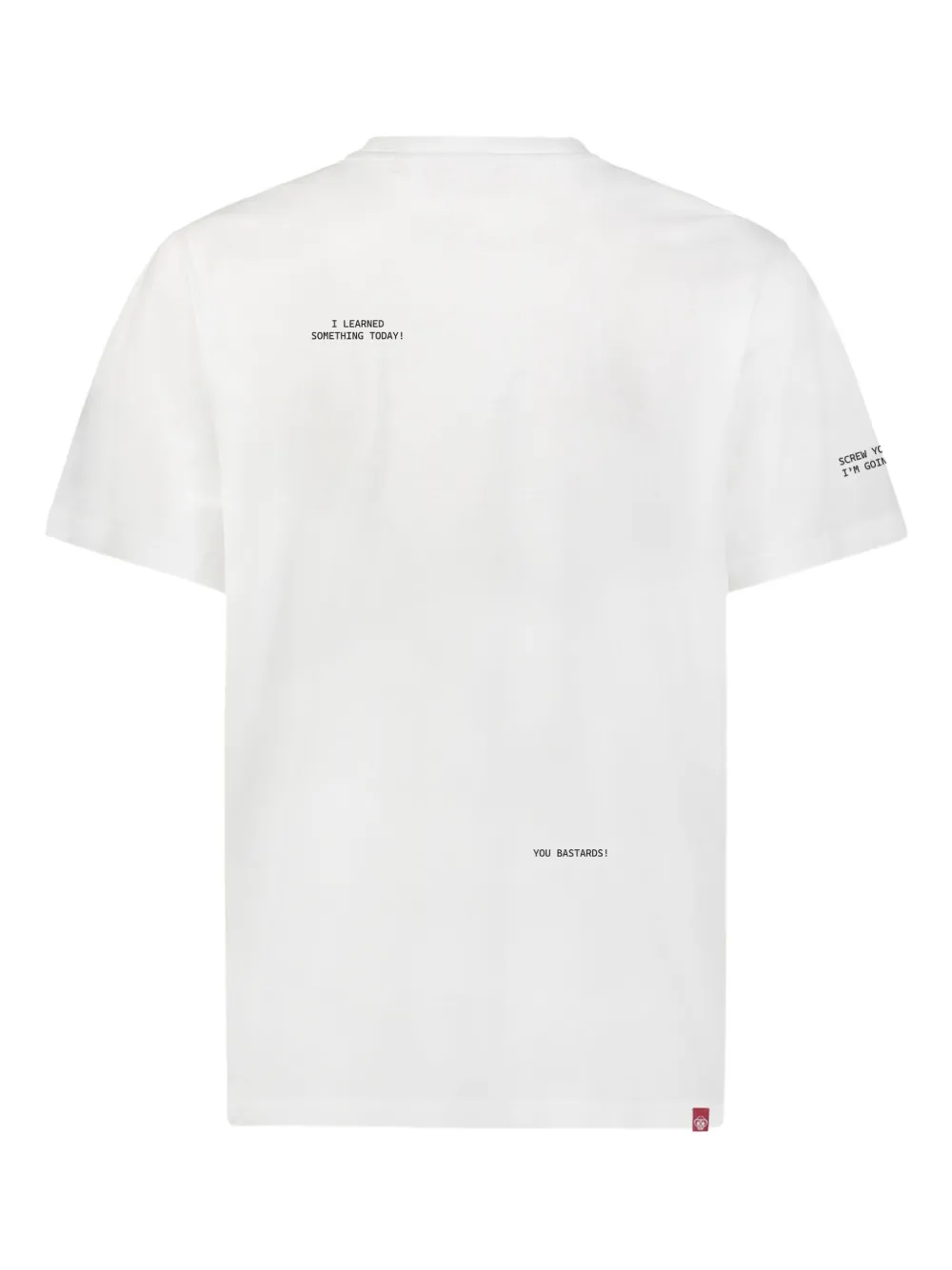 Mostly Heard Rarely Seen 8-Bit T-shirt met grafische print Wit