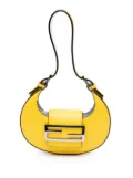 Fendi Pre-Owned 2010-2025 Mini Leather Cookie hobo bag - Yellow