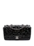 CHANEL Pre-Owned 2010-2011 Medium Patent Lucky Symbols Flap shoulder bag - Black