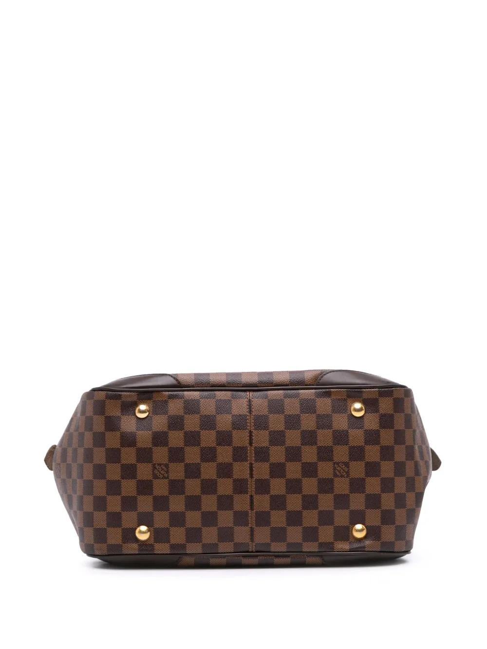 Pre-owned Louis Vuitton 2010 Damier Ebene Verona Gm Shoulder Bag In Brown