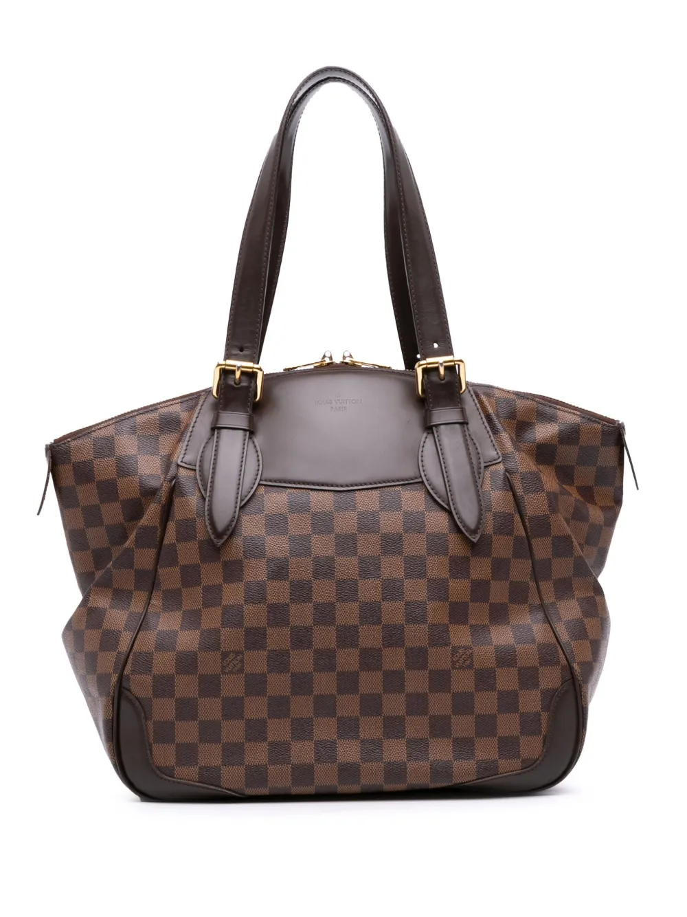 Louis Vuitton Pre-Owned 2010 ダミエ エベヌ ヴェローナ GM ショルダーバッグ - ブラウン Louis Vuitton Pre-Owned 2010 ダミエ エベヌ ヴェローナ GM ショルダーバッグ - ブラウン