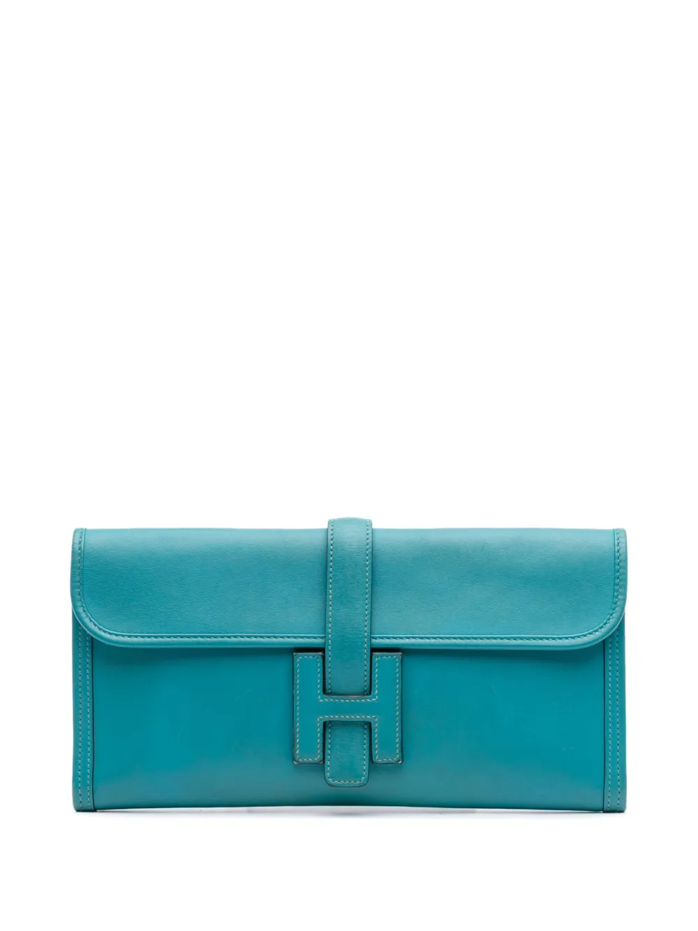 Hermès Pre-Owned 2014 スイフト ジジェ エラン 29 クラッチバッグ - ブルー Hermès Pre-Owned 2014 スイフト ジジェ エラン 29 クラッチバッグ - ブルー