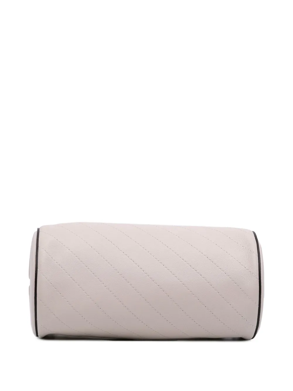 Pre-owned Gucci 2016-2025 Small Leather Blondie Shoulder Bag In White