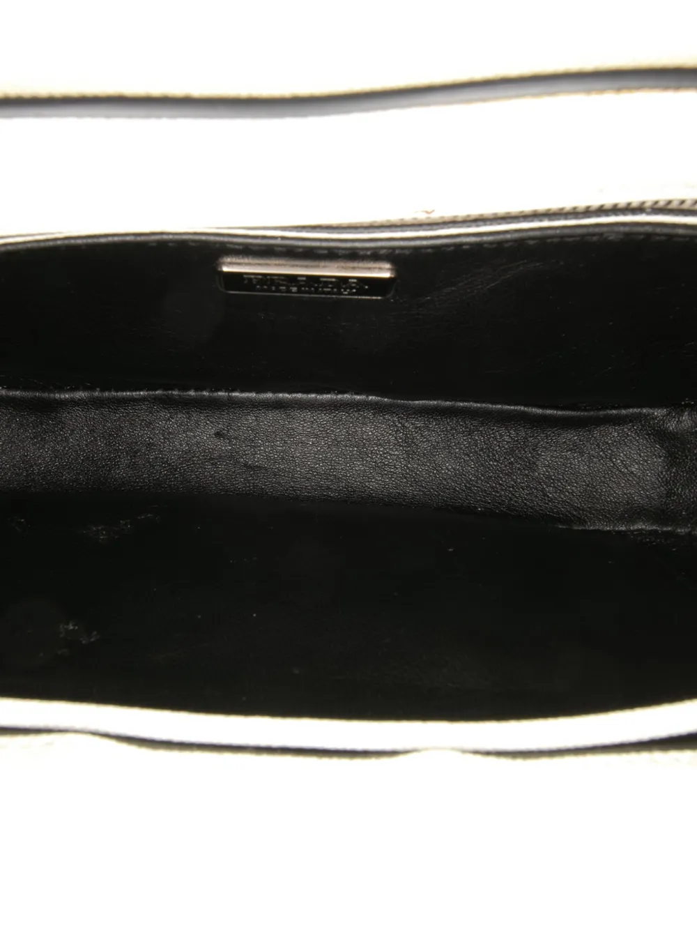 Pre-owned Prada 2016 Saffiano Lux Arcade Satchel In White