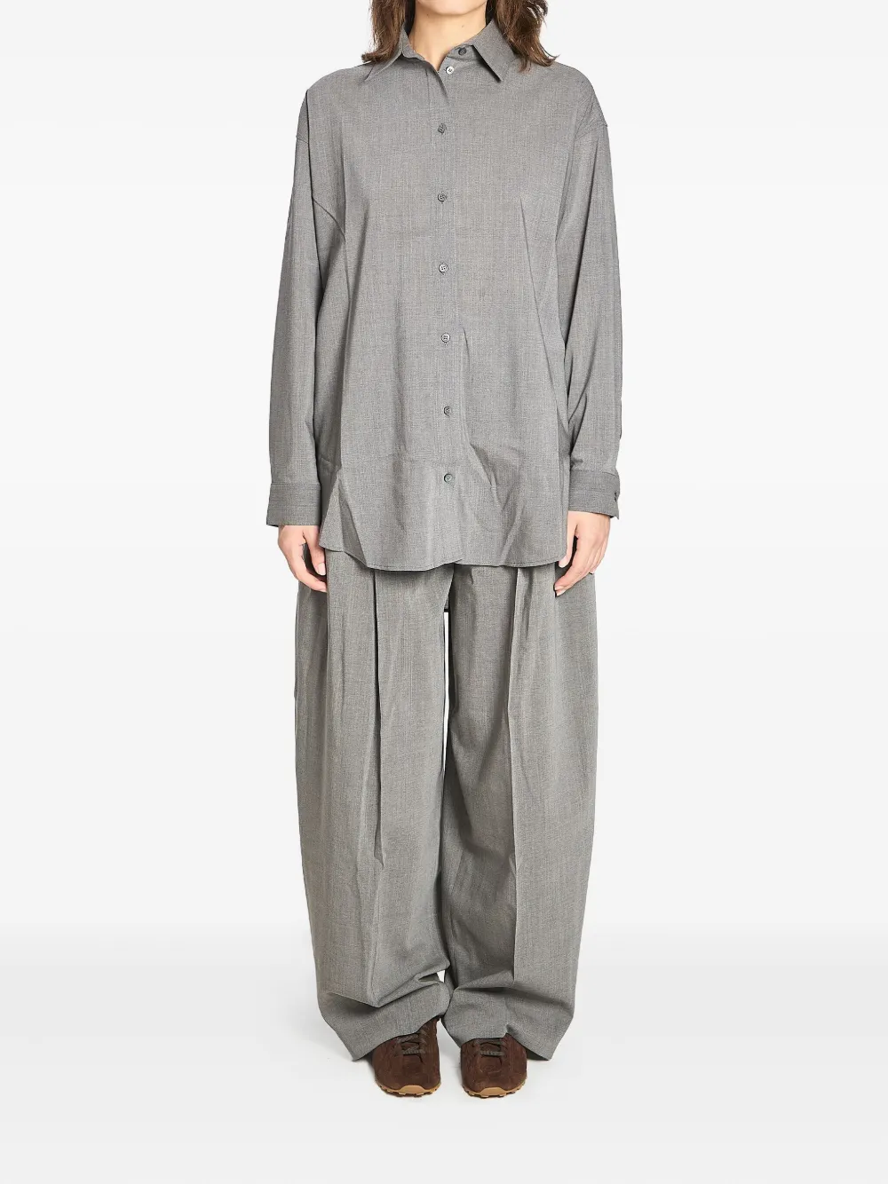 Jacquemus pleated trousers - Grijs