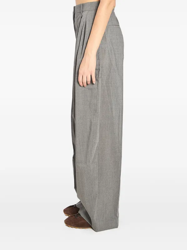 Jacquemus Pleated Trousers | Grey | FARFETCH
