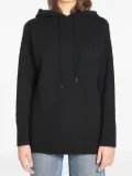 Max Mara logo-patch hoodie - Black