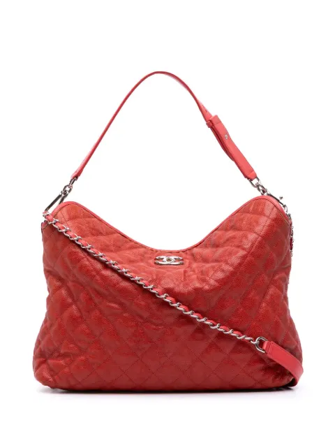 CHANEL Pre-Owned 2011 Quilted Caviar French Riviera Hobo satchel
