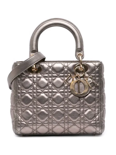 Christian Dior Pre-Owned 2018 Medium Lambskin Cannage Lady Dior satchel