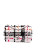 CHANEL Pre-Owned 2019 Mini Rectangular Classic Tweed Single Flap crossbody bag - Black