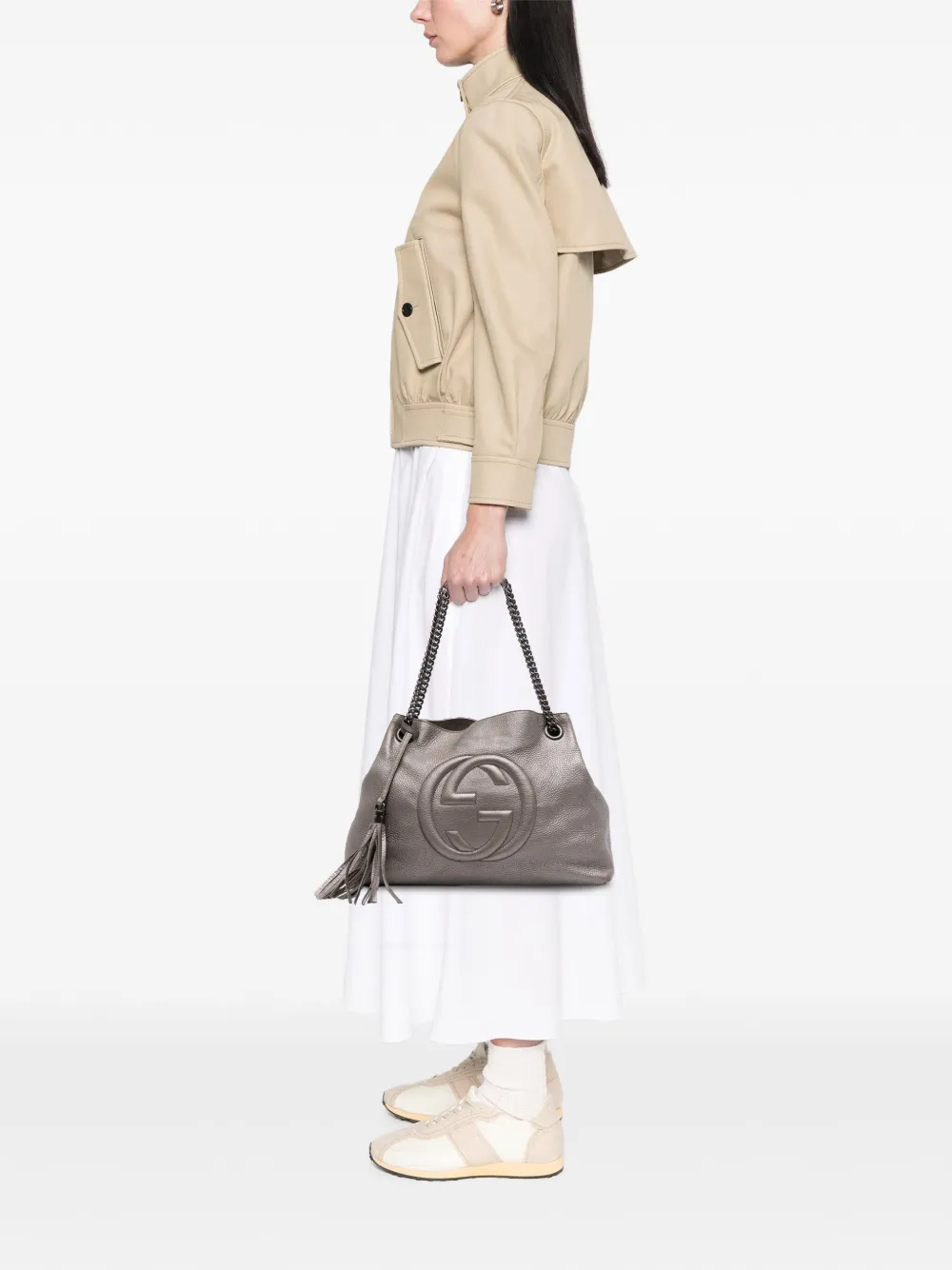 Gucci Pre-Owned 2016-2025 Medium Leather Soho Chain tote bag | Pre-Owned | Image 2