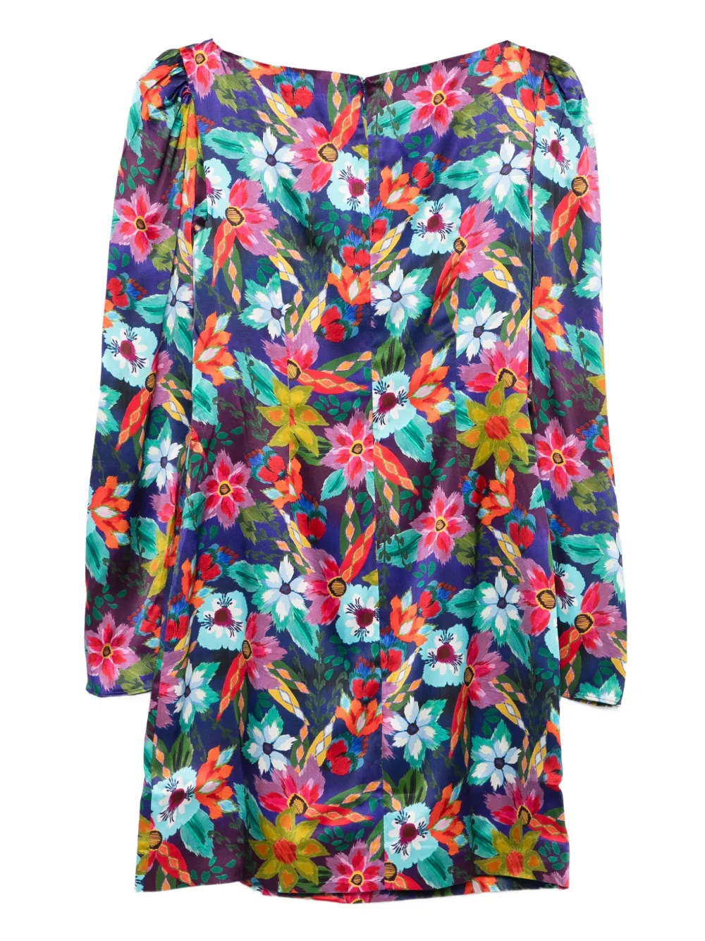 Saloni Kelly mini-jurk Blauw