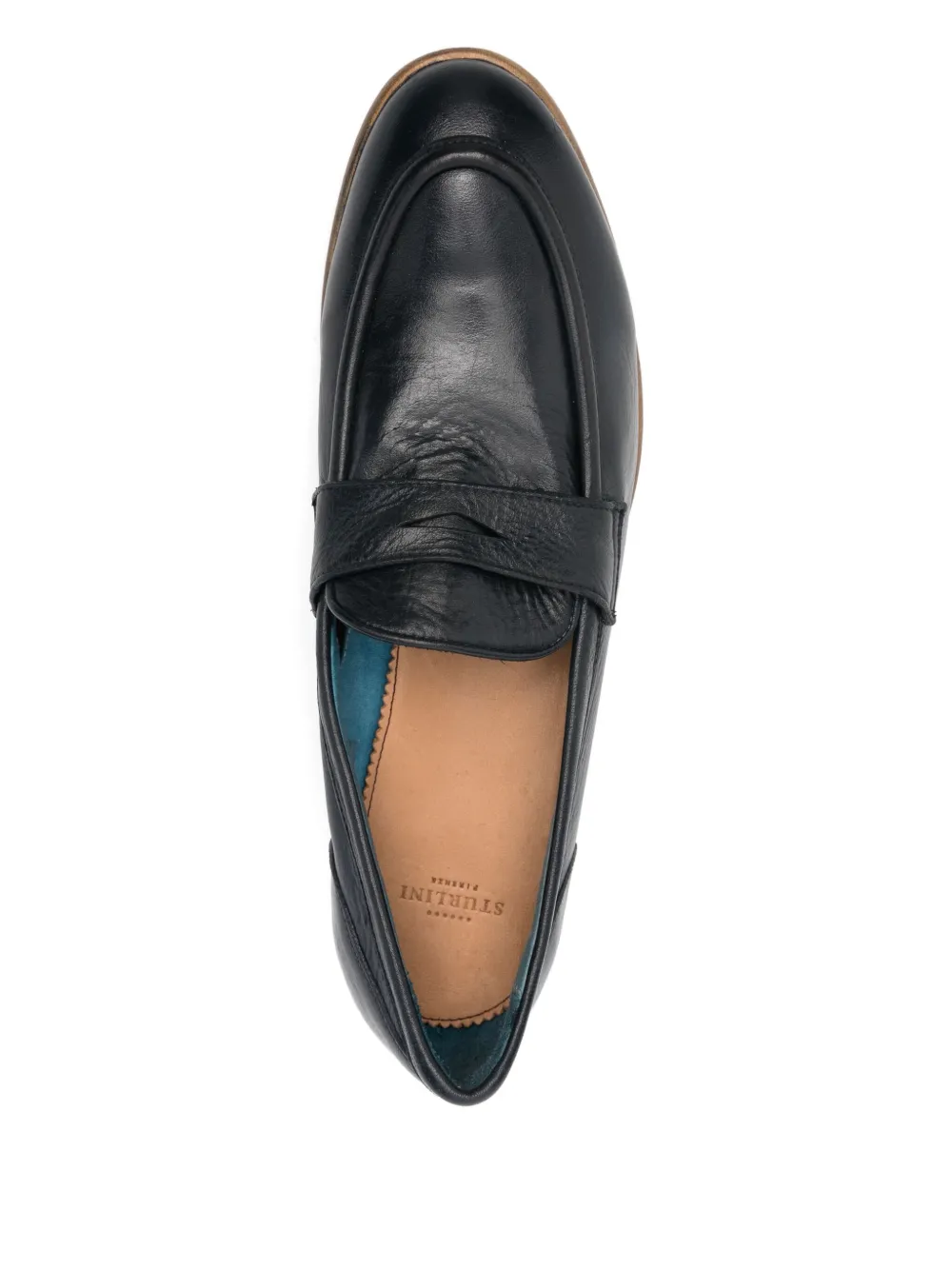 sturlini firenze Leren penny loafers Blauw