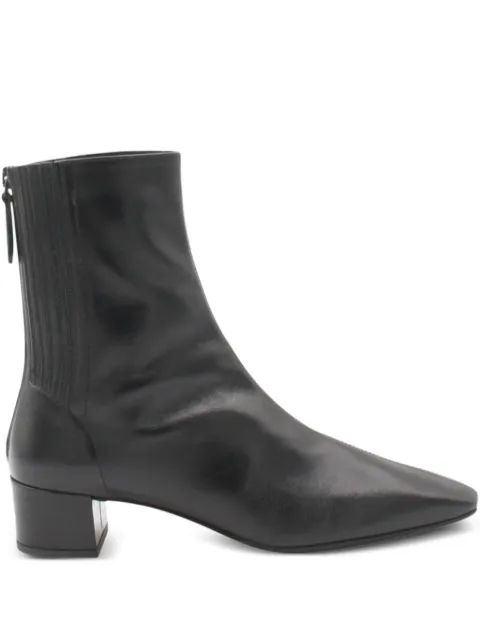 Aquazzura 50mm leather block-heel boots