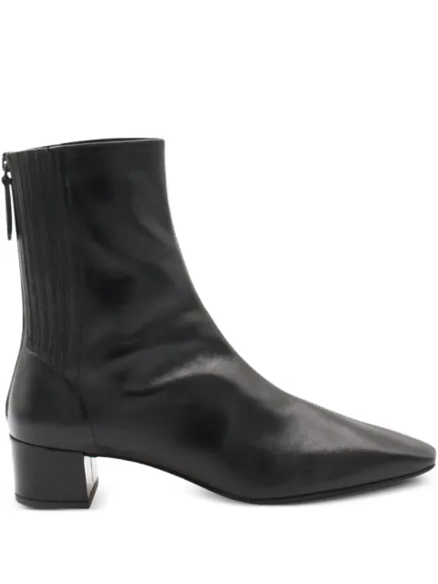Aquazzura 50mm leather block-heel boots