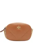 Tory Burch quilted-pattern chain-strap mini bag - Brown