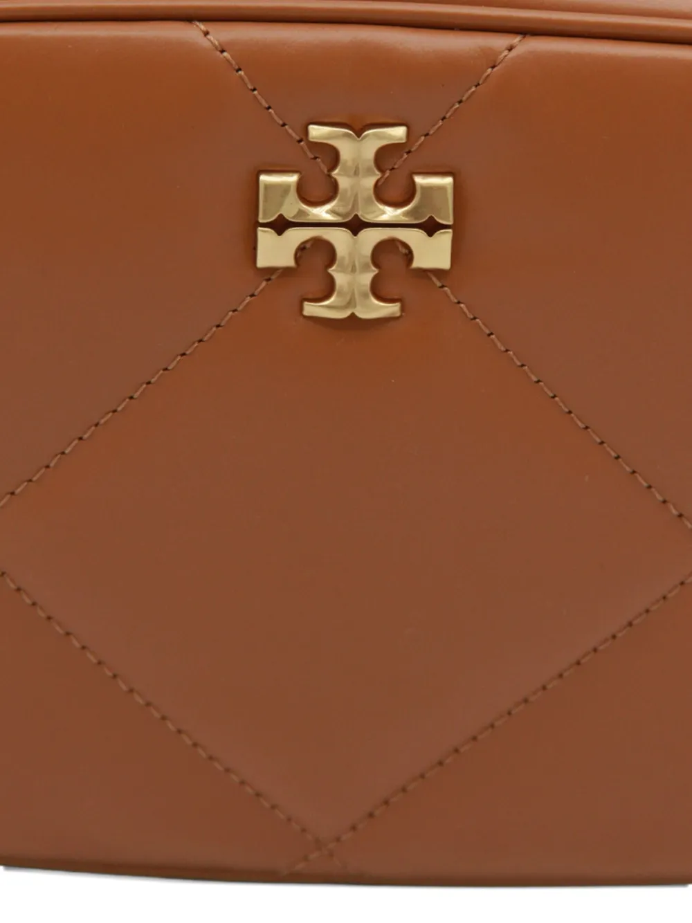 Tory Burch Quilted-pattern Chain-strap Mini Bag In Brown