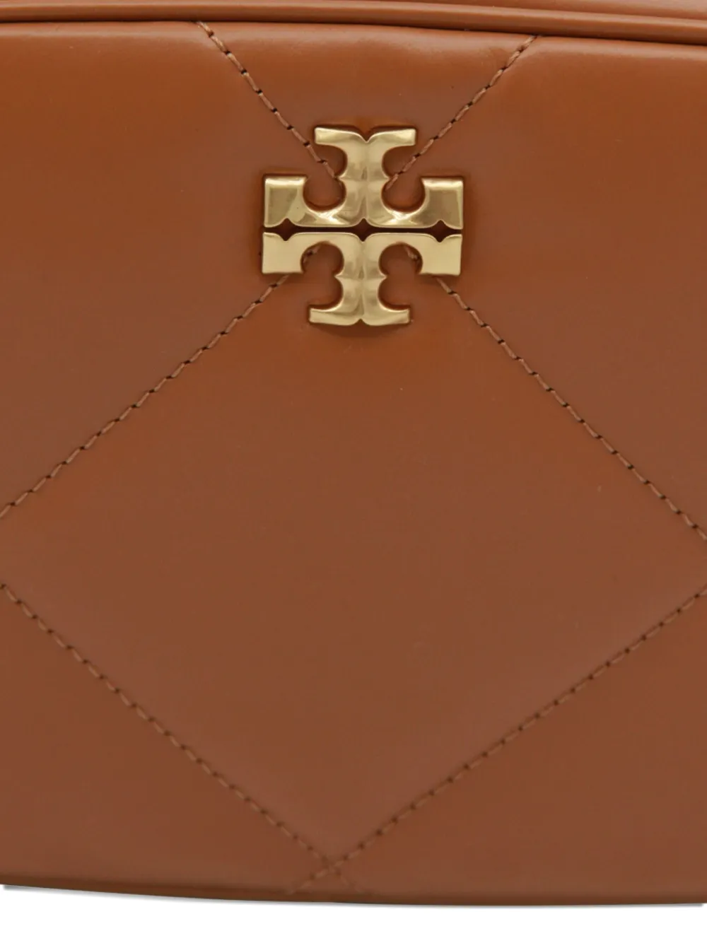 Tory Burch Quilted-pattern Chain-strap Mini Bag In Brown