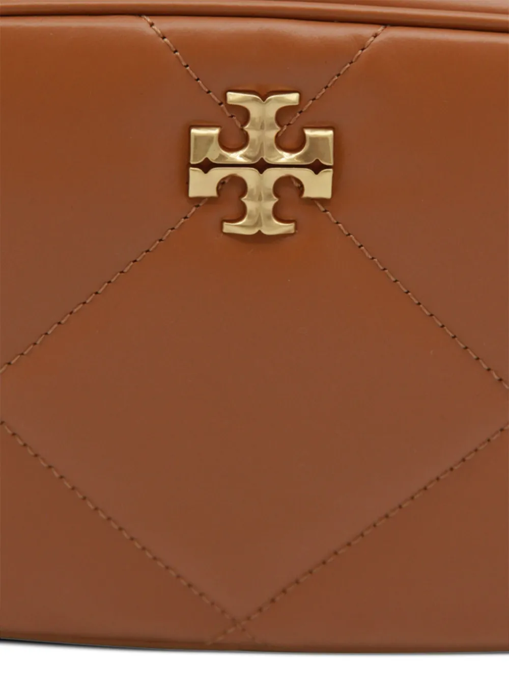 Tory Burch Kleine gewatteerde tas met kettingband Bruin