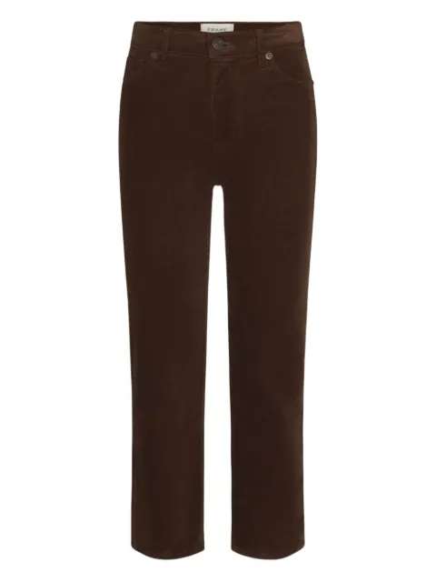 FRAME corduroy straight-leg trousers