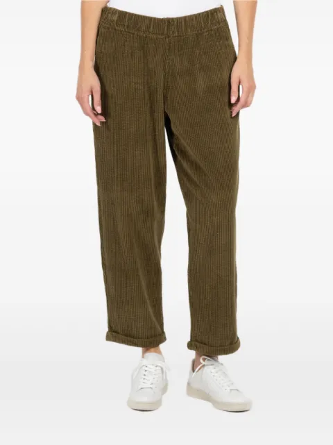 Labo Art elasticated-waist corduroy trousers