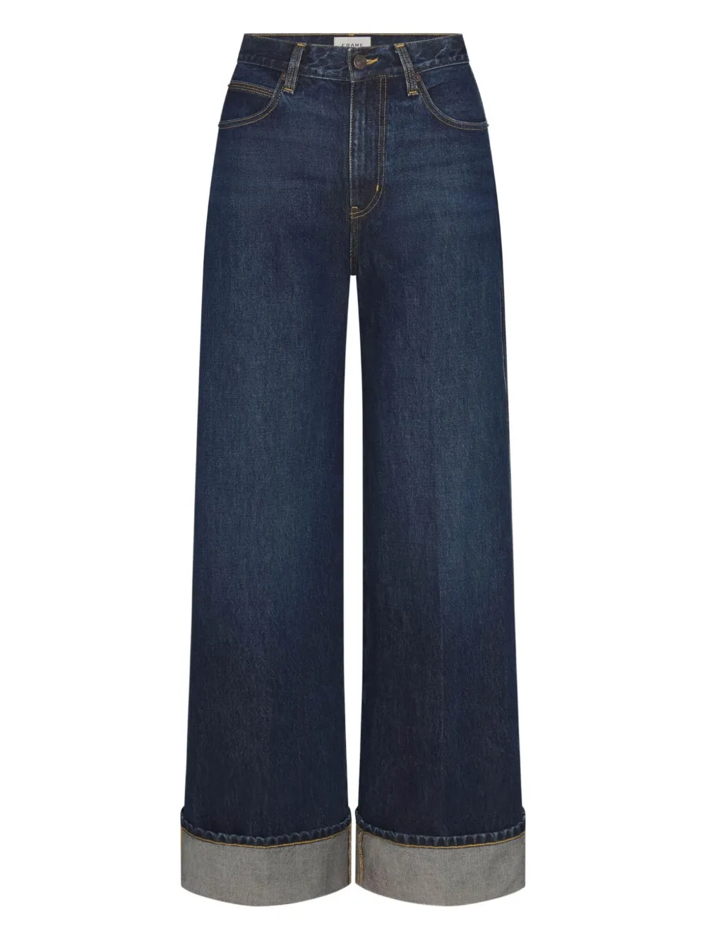 FRAME cuffed five-pocket jeans | Blue | Image 1