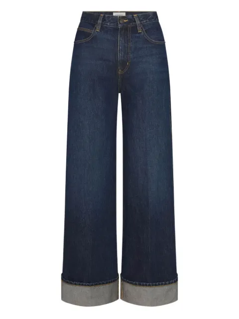 FRAME cuffed five-pocket jeans