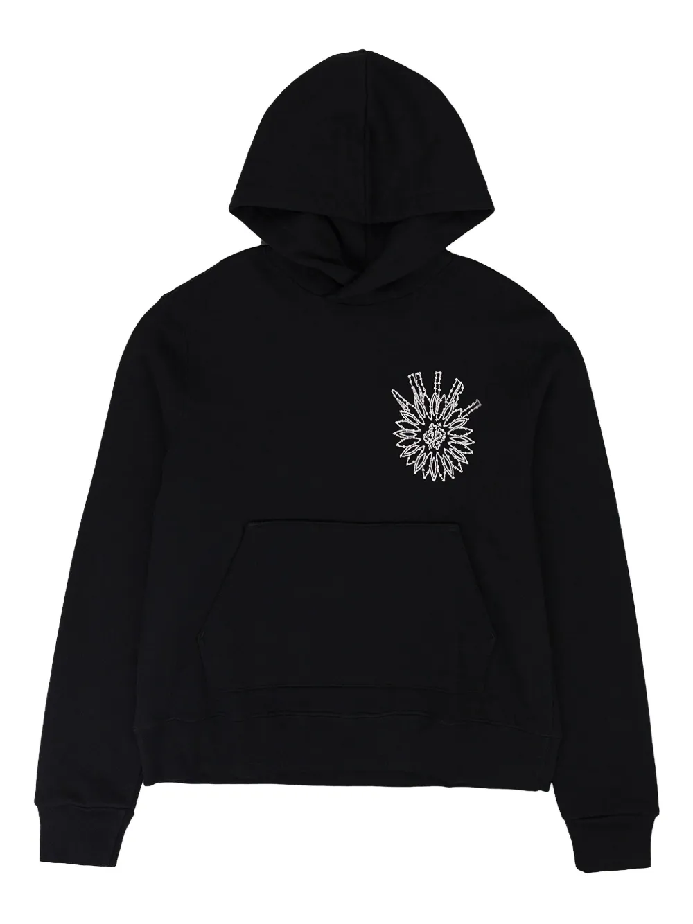 AMIRI crystal-embellished hoodie - ブラック AMIRI crystal-embellished hoodie - ブラック