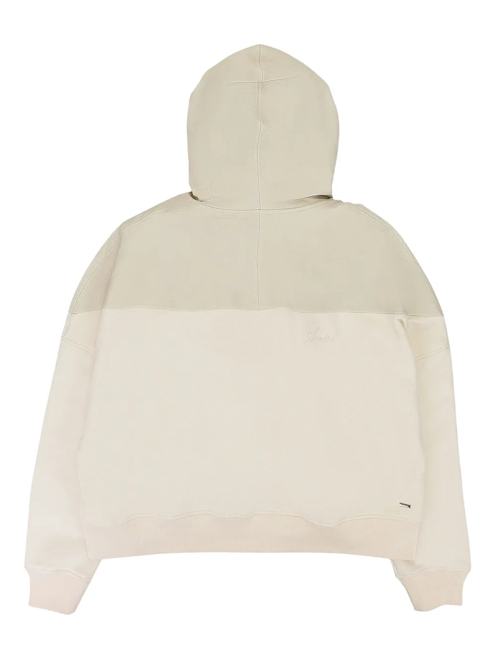 AMIRI Hybrid panelled hoodie - Beige