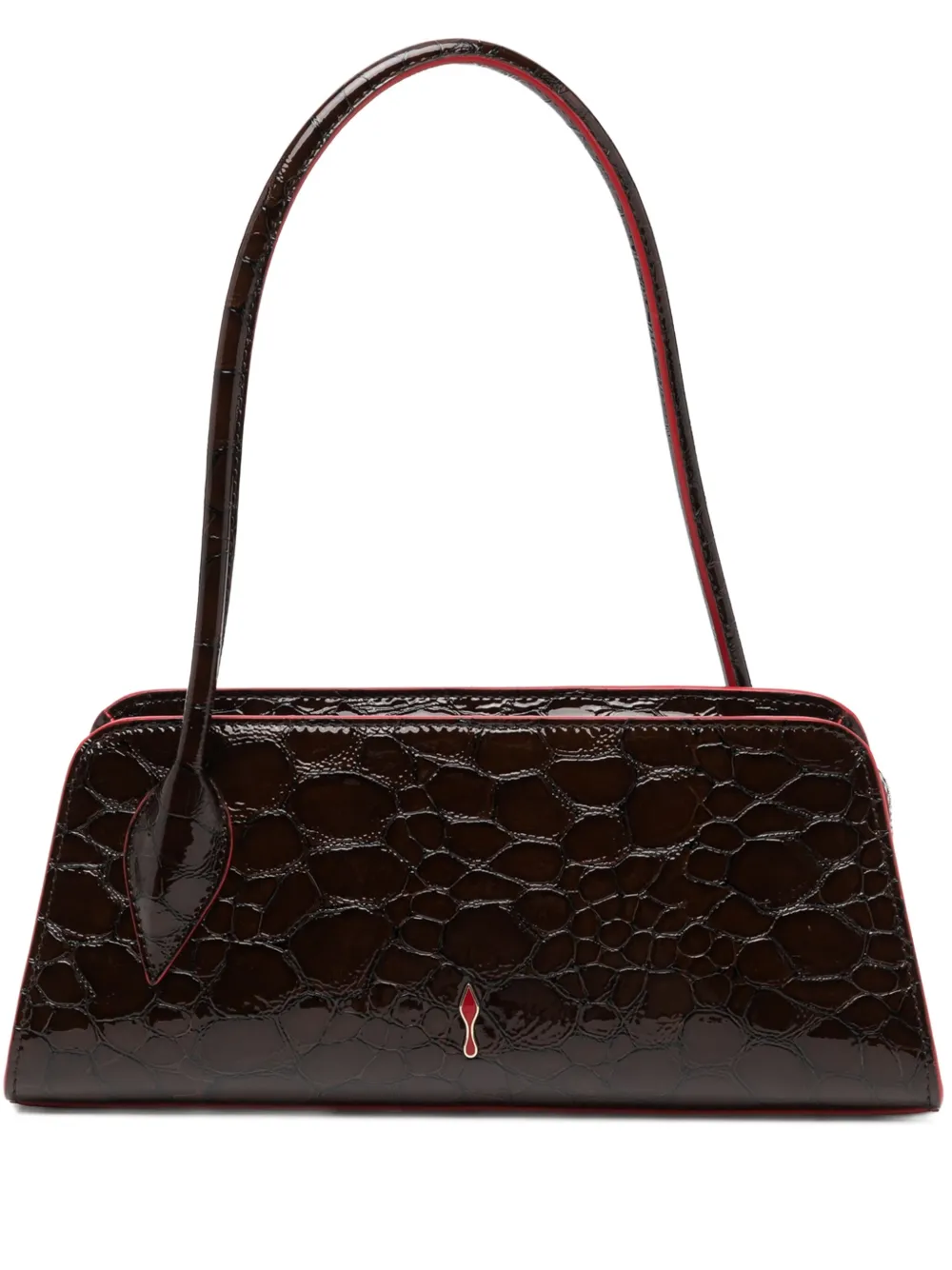 Christian Louboutin animal-print shoulder bag | Brown | Image 1