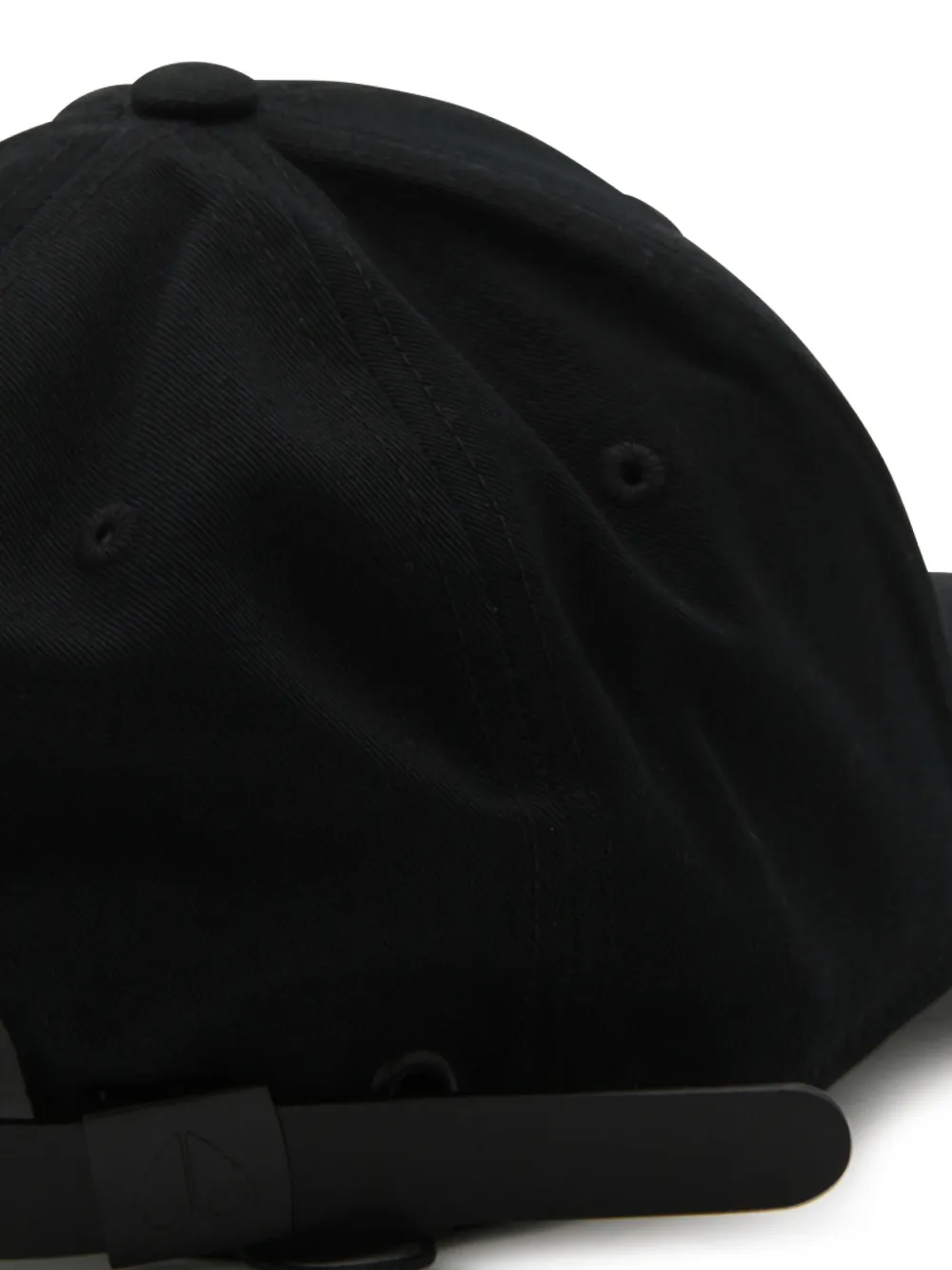 Moose Knuckles Pet met logoplakkaat - Zwart