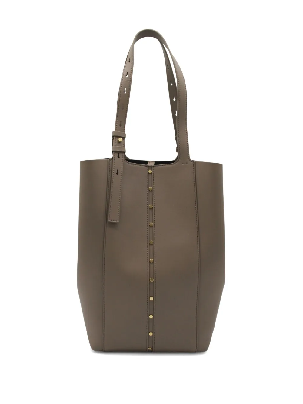 Golden Goose studded leather tote bag - Bruin