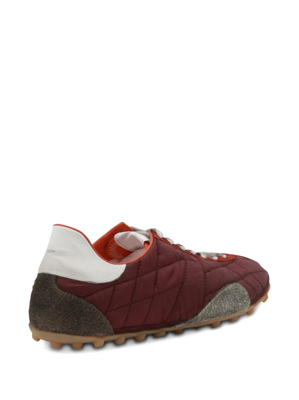 Maison Margiela quilted suede sneakers Red
