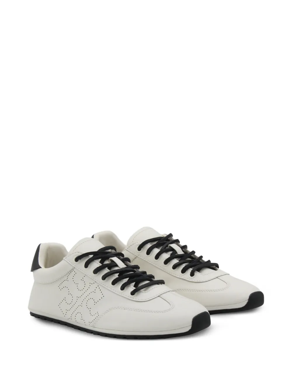 Tory Burch FIELD perforated logo sneakers White
