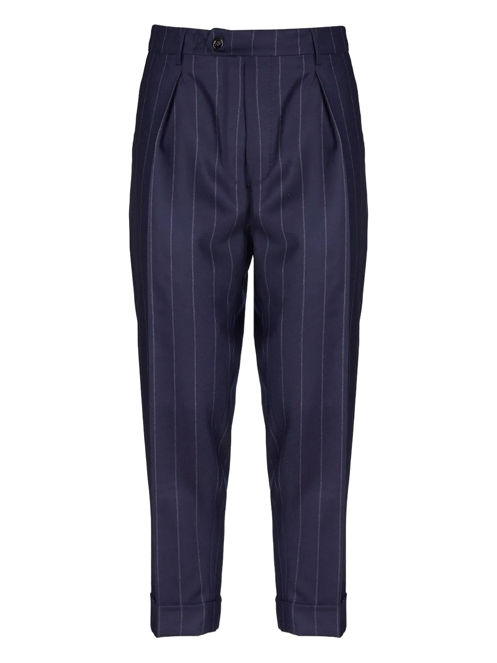 Berwich pinstripe pleated trousers | Blue | Image 1
