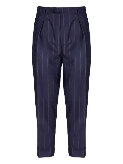 Berwich pinstripe pleated trousers