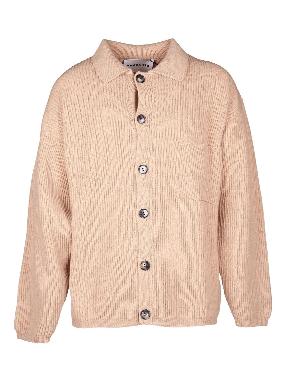 Amaranto Buttoned Cardigan In Pink