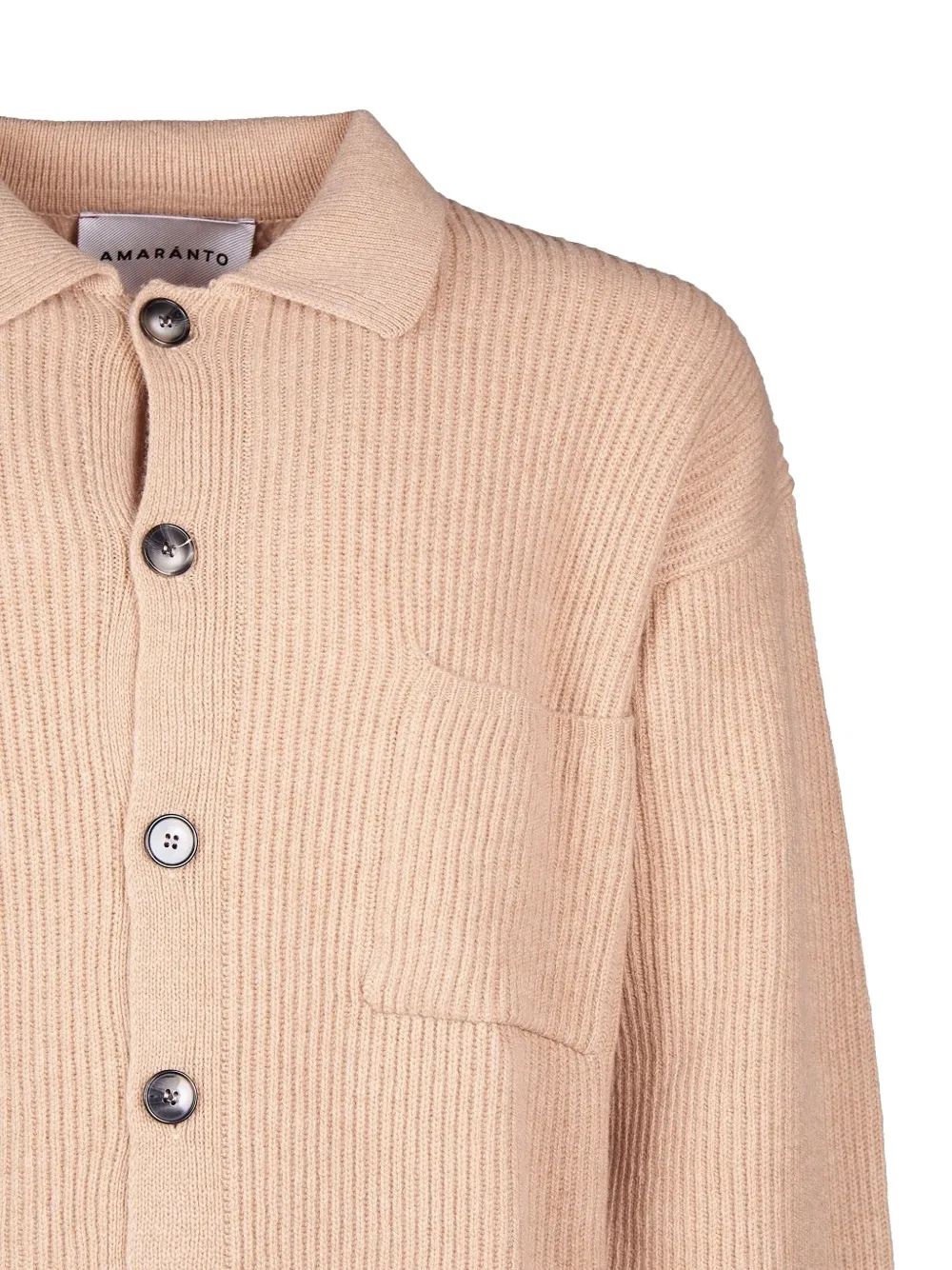 Amaranto Buttoned Cardigan In Pink
