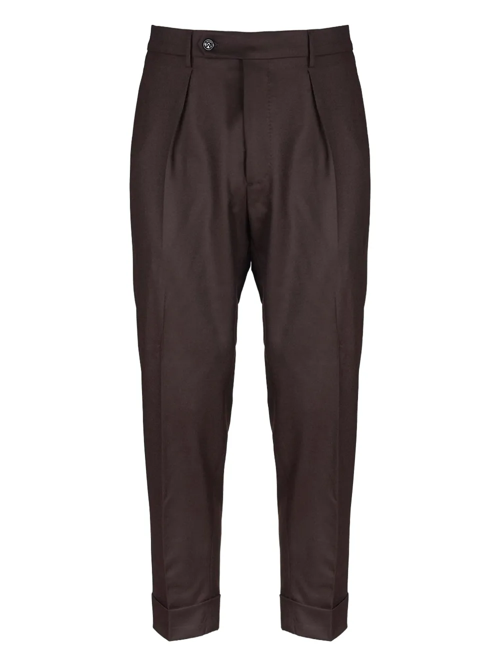 Berwich Chiaia pleated trousers | Brown | Image 1