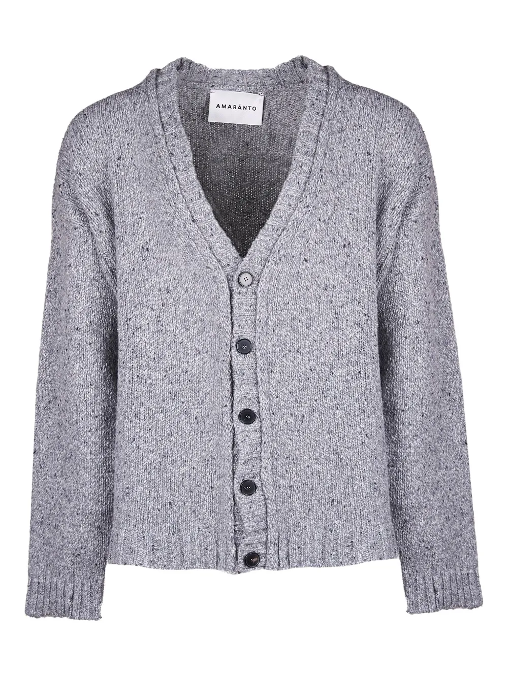 AMARÁNTO V-neck cardigan | Grey | Image 1