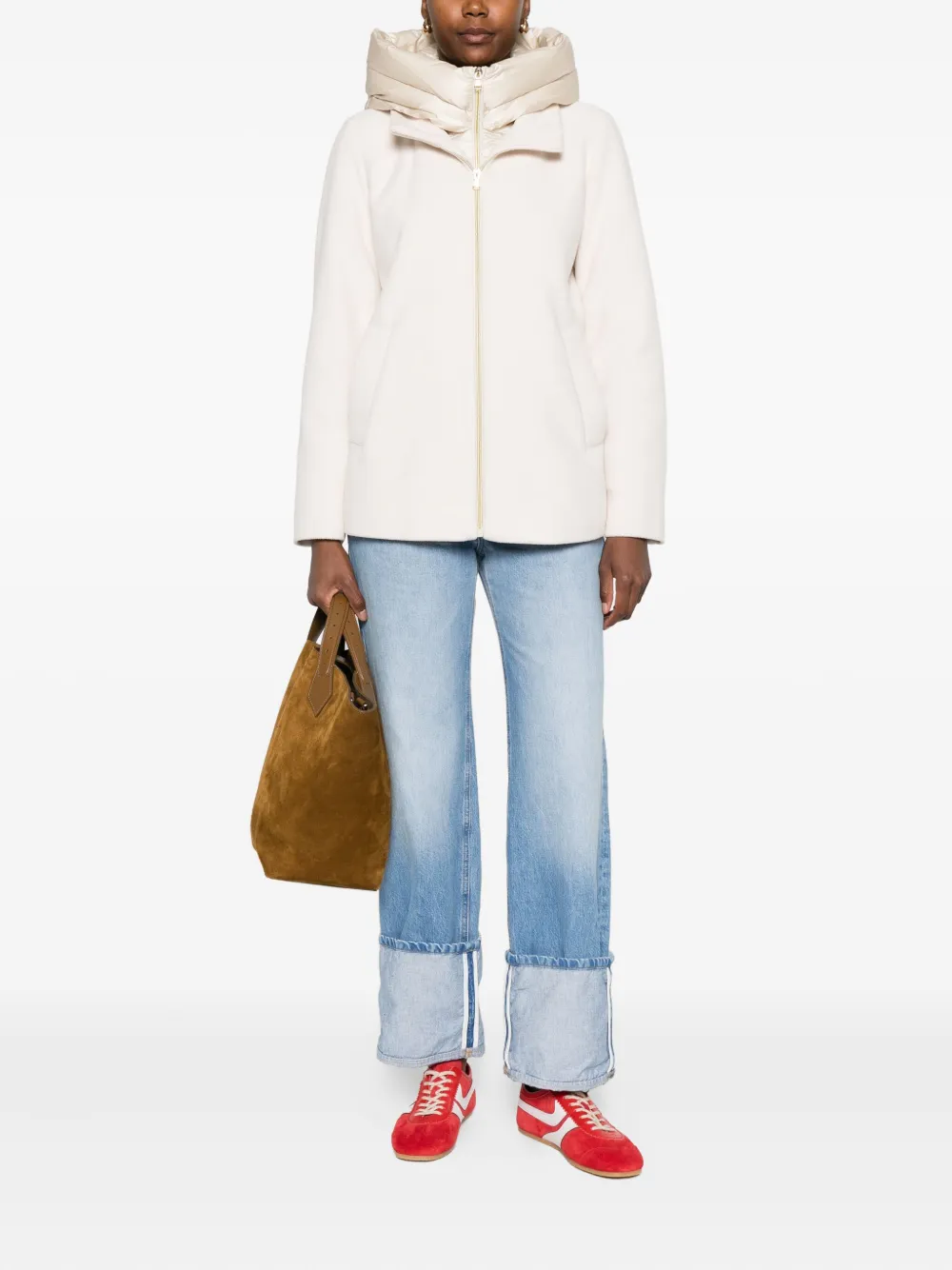 Marella Emme hooded zip-front jacket | Oversized Jackets | Image 2