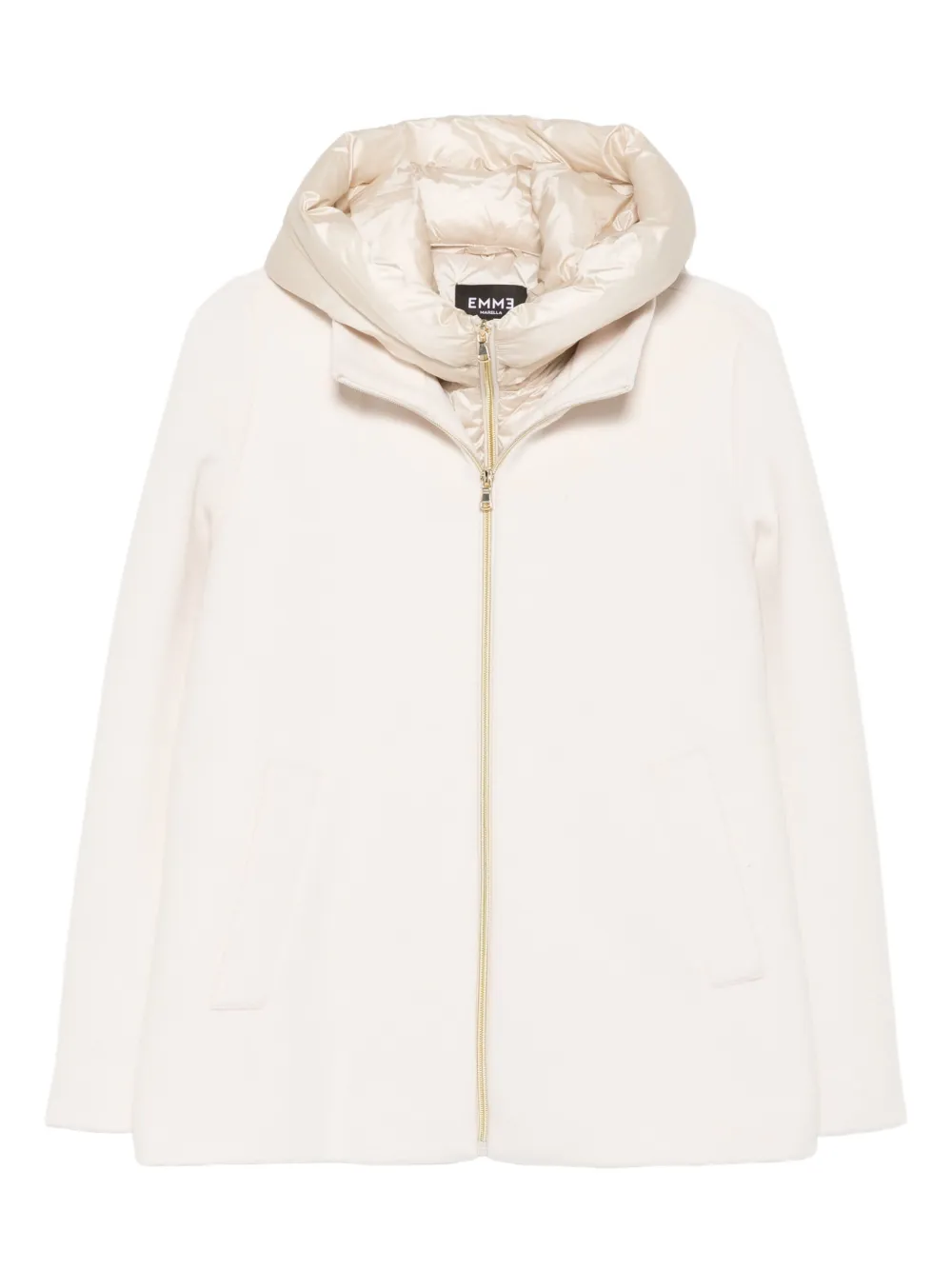 Marella Emme hooded zip-front jacket | Neutrals | Image 1