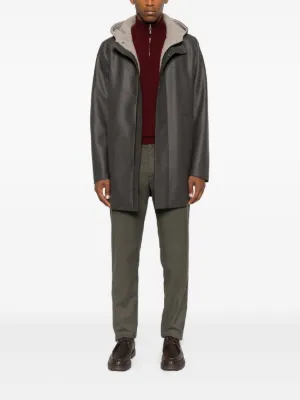 HARRIS WHARF LONDON チェスターコート グレー Harris Wharf London チェスターコート メンズ通販 - FARFETCH