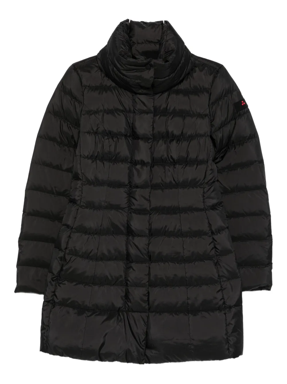 Peuterey Quilted High-neck Coat In Black
