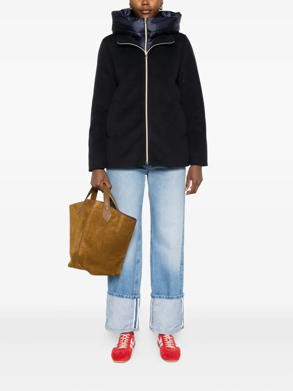 Marella Emme hooded zip-front jacket | Oversized Jackets | Image 2