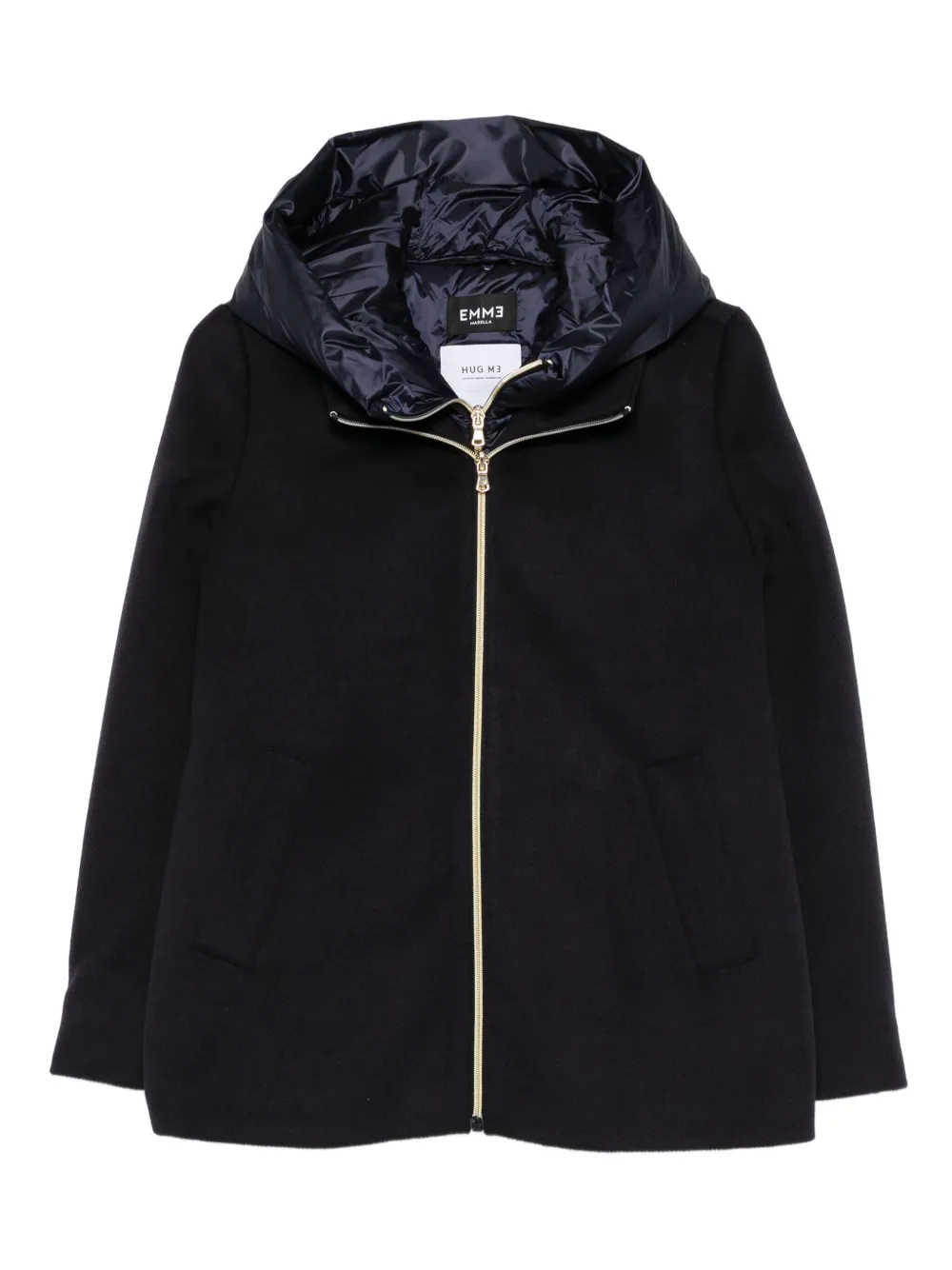 Marella Emme hooded zip-front jacket | Blue | Image 1