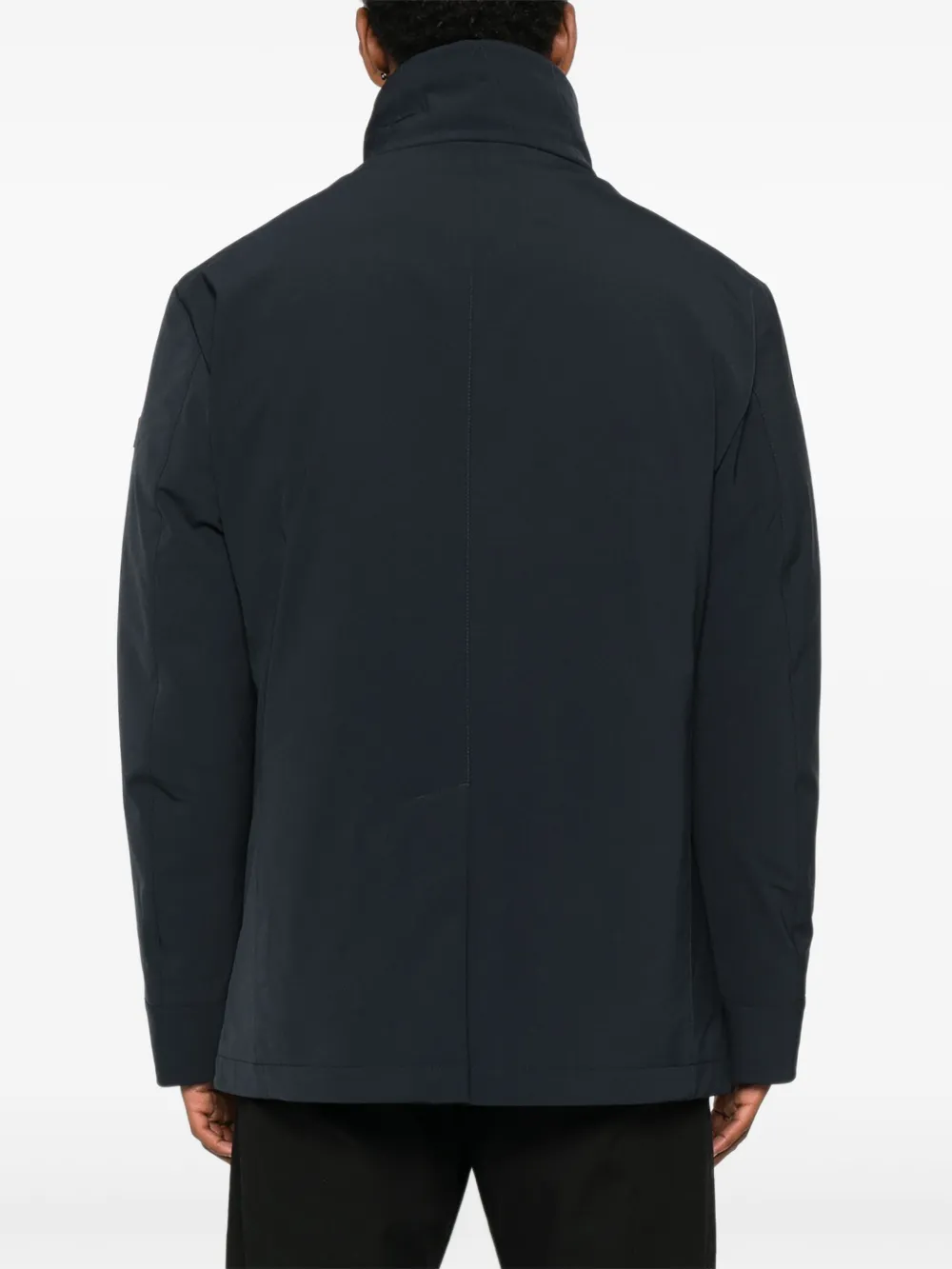 Peuterey Mantel met dubbele rij knopen Blauw